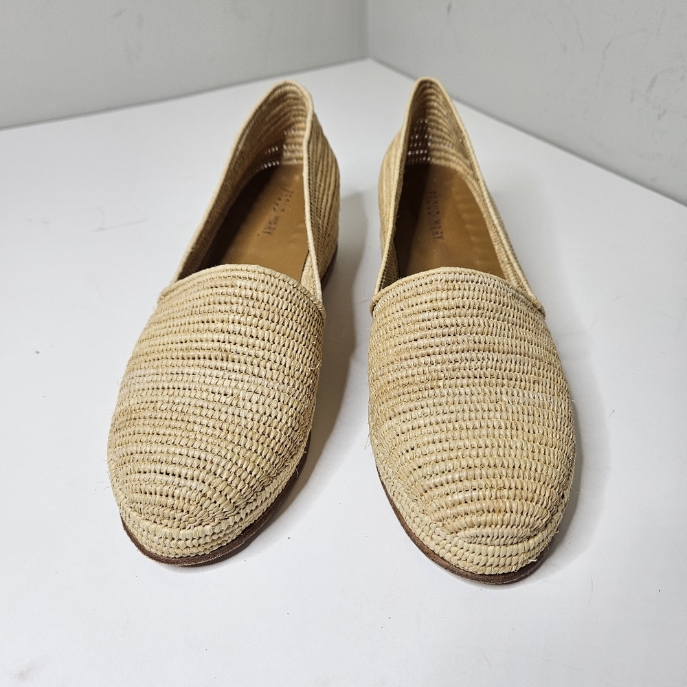 Proud Mary Footwear Raffia Espadrilles Wedge Heel Natural Women's 9